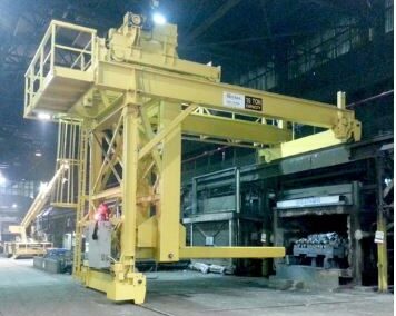 15 Ton Semi-Gantry Stacker Crane (#24485)