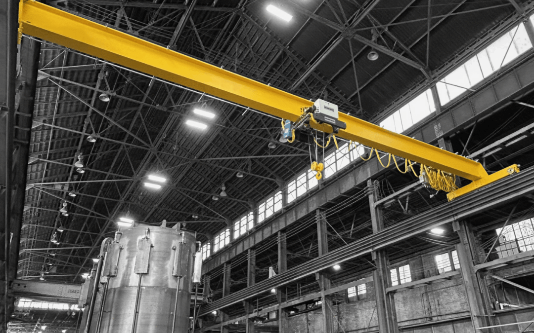 Two 15 Ton Single Girder Cranes (#336050 & #36051)