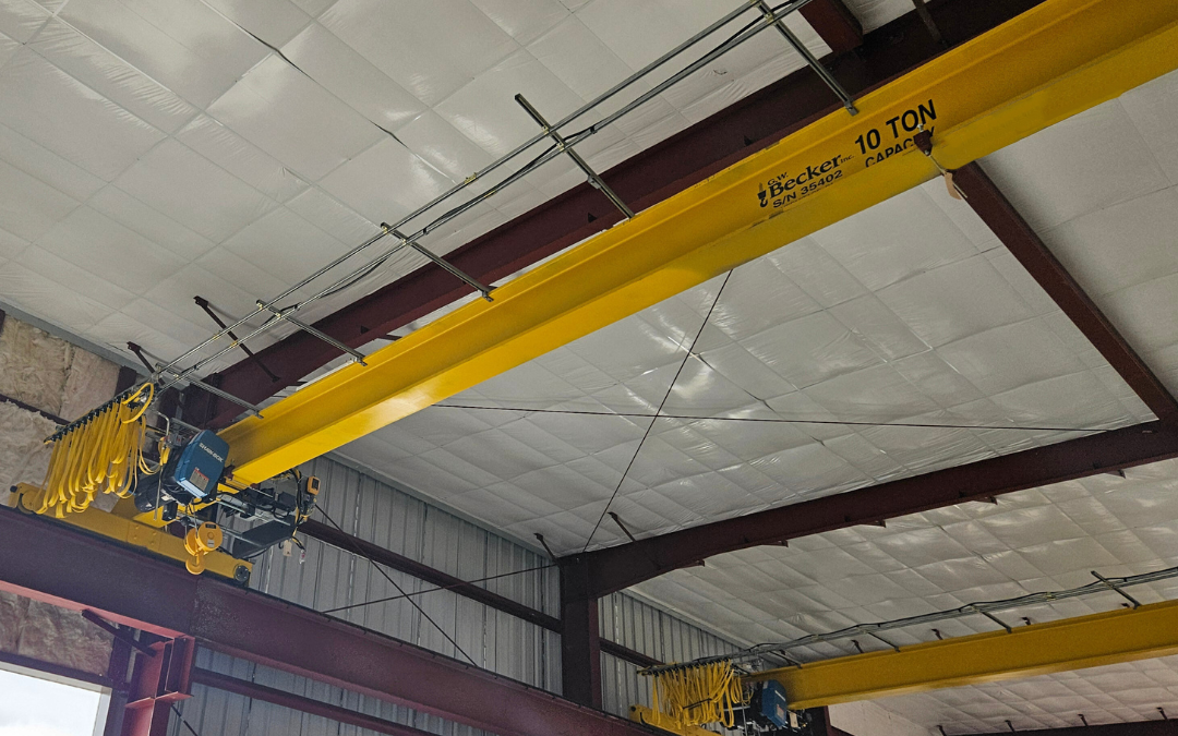 Two 10 Ton Single Girder Cranes (#35401 & 35402)