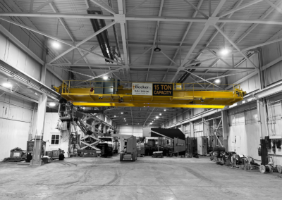 Two 15 Ton Top-Running Double Girder Cranes (#35506 & #35834)