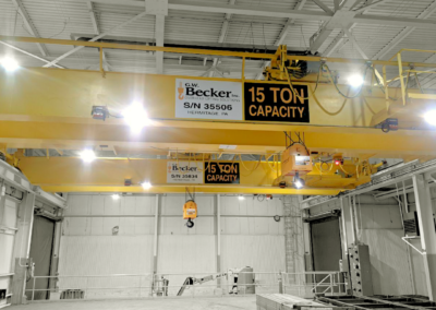 Two 15 Ton Overhead Cranes