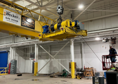 Overhead Crane Install January 2025