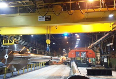 Two 50/15 Ton Overhead Cranes (#25061)