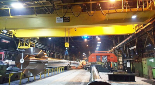 Two 50/15 Ton Overhead Cranes (#25061)