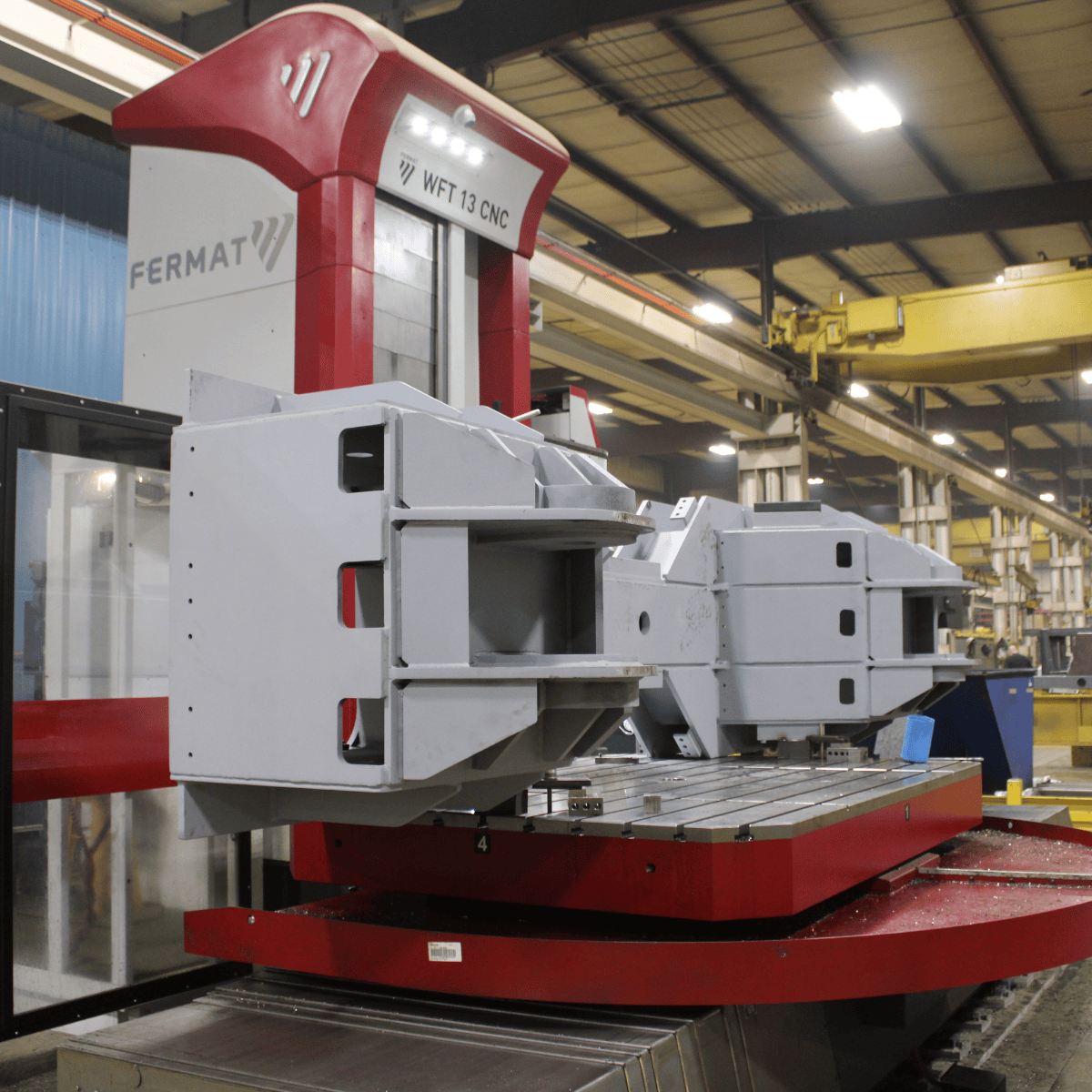Fermat Horizontal Boring Mill with a Spreader Beam-Ladle hanger