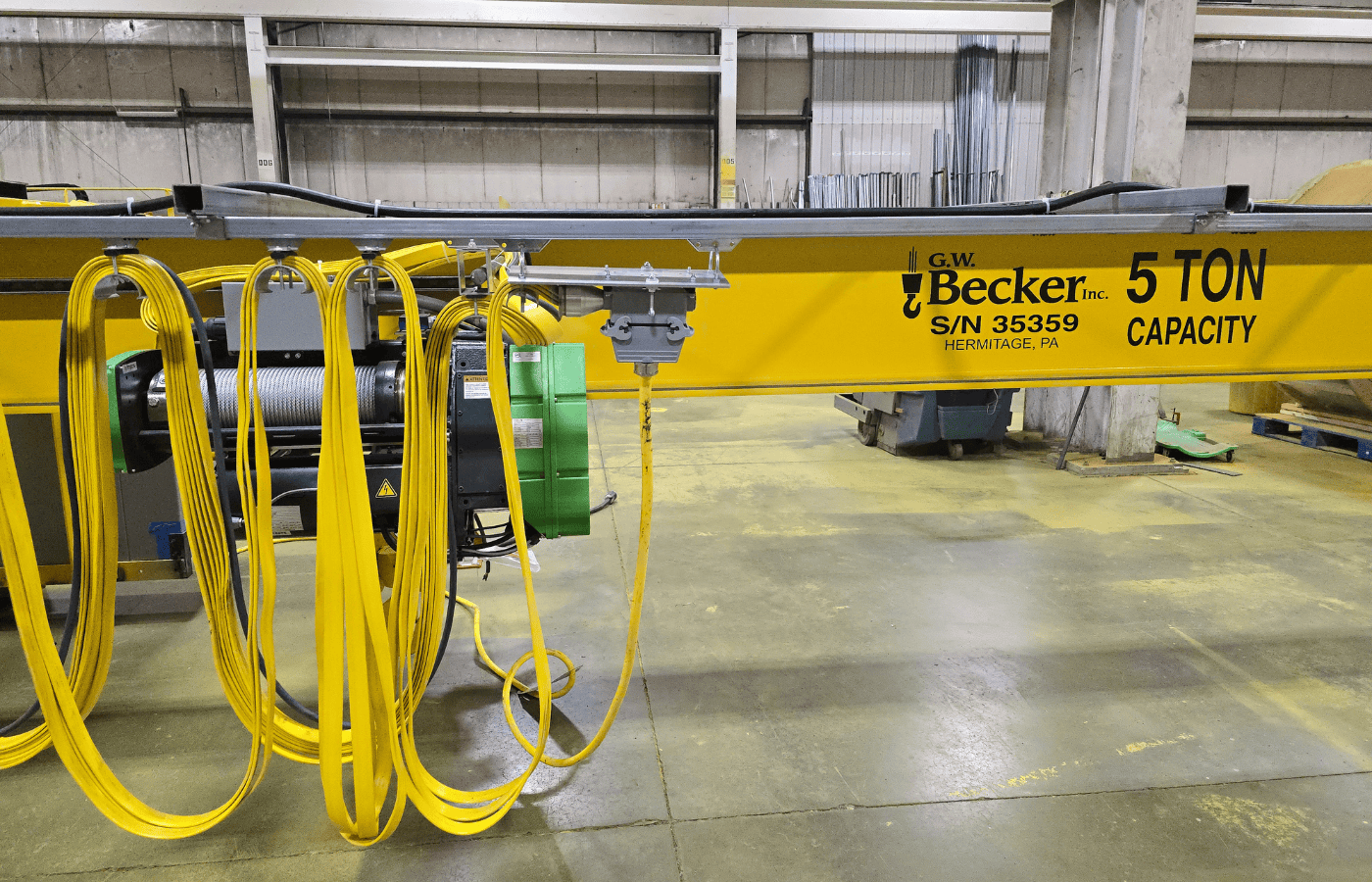 Packaged Hoist on a 5Ton Crane