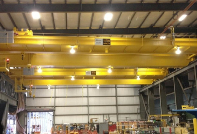 Two 15 Ton Overhead Cranes (#20843)