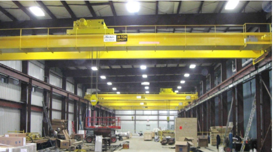 Four 20 Ton Machine Shop Cranes (#17812)