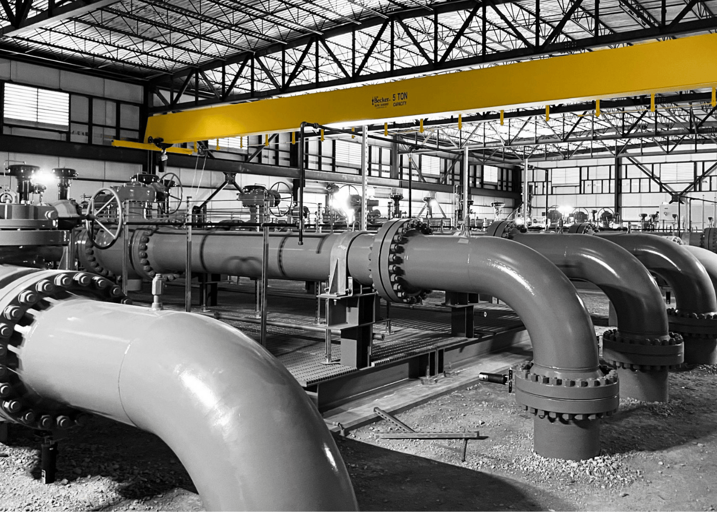 5 Ton Manual Crane in an Oil and Gas Facility 5 Ton Manual Crane in an Oil and Gas Facility